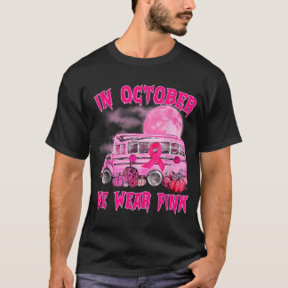 T-shirt Conducteur d'autobus scolaire Léopard Sensibilisat