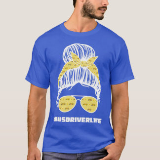 T-shirt Conducteur d'autobus Vie amusante École d'autobus