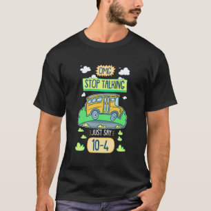 T-shirt Conducteur de bus - arrêt Omg
