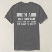 T-shirt Conducteur De Bus Cadeau Ix27m A Conducteur De Bus (Design devant)