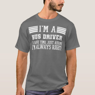 T-shirt Conducteur De Bus Cadeau Ix27m A Conducteur De Bus
