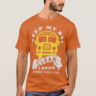 T-shirt Conducteur de bus Cadeaux pour un conducteur de bu