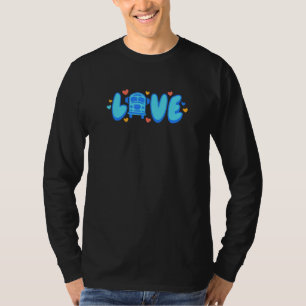 T-shirt Conducteur de bus d'amour Circulation en bus