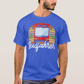T-shirt Conducteur de bus Retro idée cadeau vintage