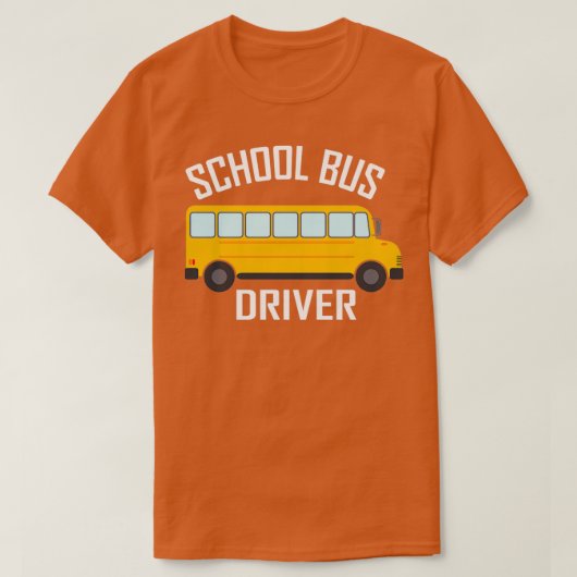 T-shirt Conducteur de bus scolaire 20 (Design devant)