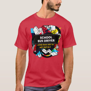 T-SHIRT CONDUCTEUR DE BUS SCOLAIRE 24