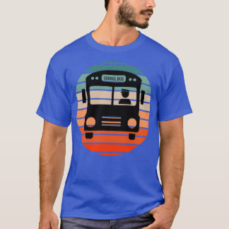 T-shirt Conducteur De Bus Scolaire Et Opérateur De Bus Sco