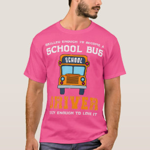 T-shirt Conducteur de bus scolaire Jour d'appréciation Étu