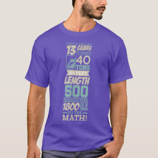 T-shirt Conducteur De Camion Et Opérateur De Camion De Tow