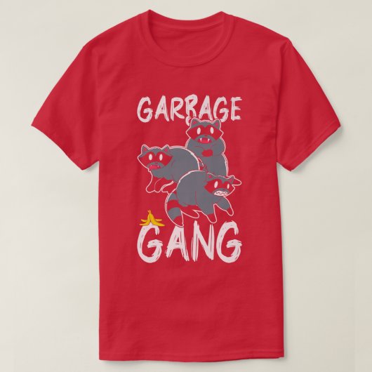 T-shirt Conducteur de camion poubelle de la Garbage Gang P (Design devant)