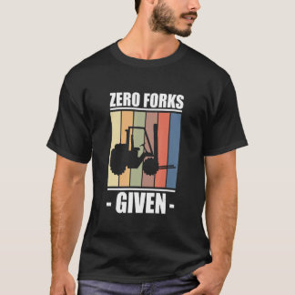 T-shirt Conducteur de chariot élévateur à fourche nulle do