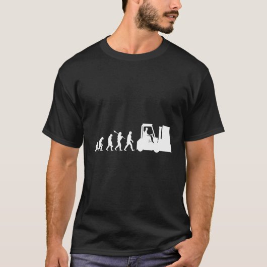 T-shirt Conducteur de chariot élévateur Hu Evolution (Devant)