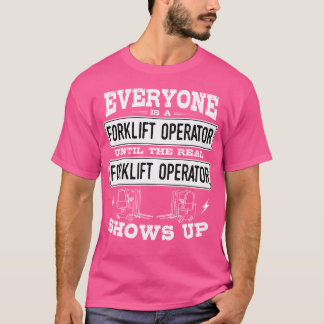 T-shirt Conducteur de chariot élévateur Manutention de mat