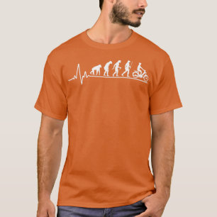 T-shirt Conducteur de cyclomoteur Evolution Battement de c