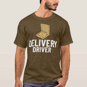 T-shirt Conducteur de livraison de nourriture livrant Pizz