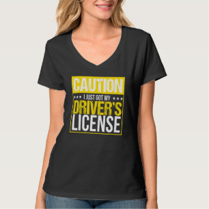 T-shirt Conducteur de plaque de permis de conduire