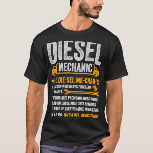T-shirt Conducteur de semi-camion de camion diesel