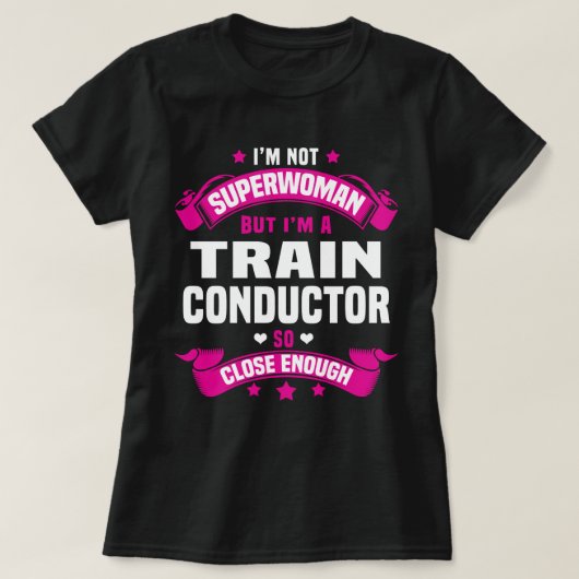T-shirt Conducteur de train (Design devant)