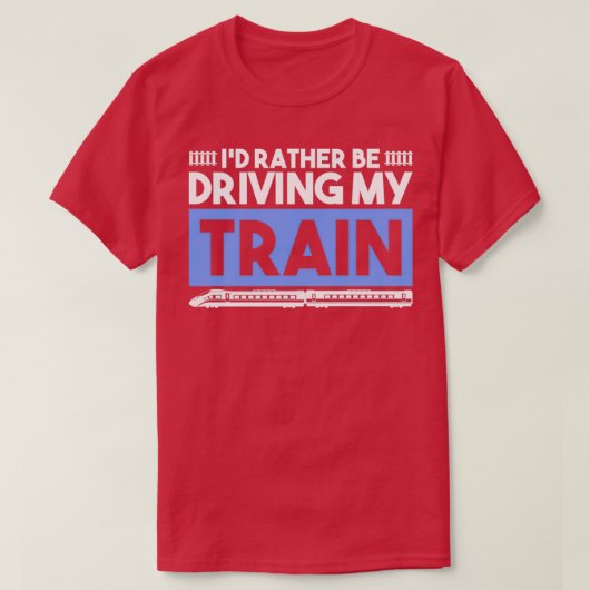 T-shirt Conducteur de train 12 (Design devant)