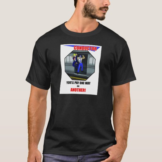 T-SHIRT CONDUCTEUR DE TRAIN - TRAIN DE LIRR - TRAIN (Devant)