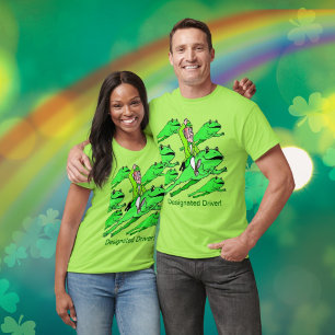 T-shirt Conducteur désigné St Patrick's Day Unisex