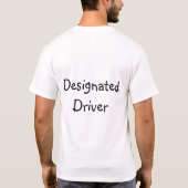 T-shirt Conducteur indiqué (Dos)