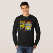 T-shirt Conducteurs de bus scolaire Moniteurs de conduite  (Devant entier)