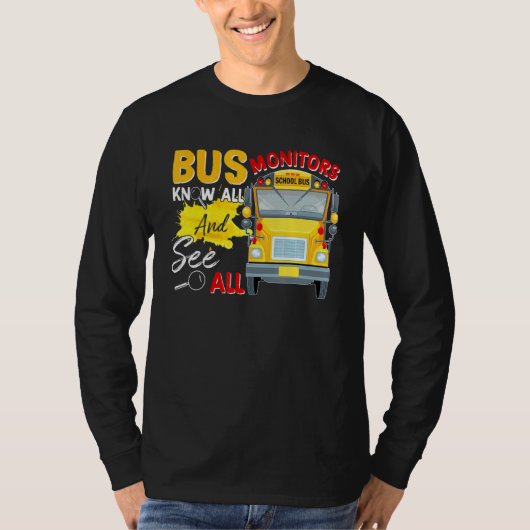 T-shirt Conducteurs de bus scolaire Moniteurs de conduite  (Devant)