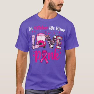 T-shirt Conducteurs de bus scolaire Nous portons le cancer
