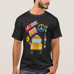 T-shirt Conducteurs de bus scolaires Retro