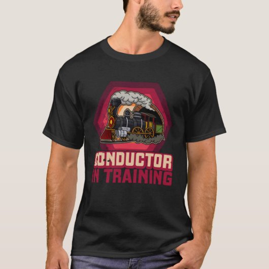T-shirt Conductor railroad Model station Railway worker  5 (Devant)