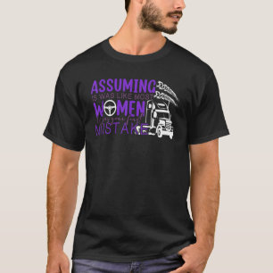 T-shirt Conductrice de Camion Féminin