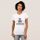 T-shirt Conduire comme une fille (Devant entier)