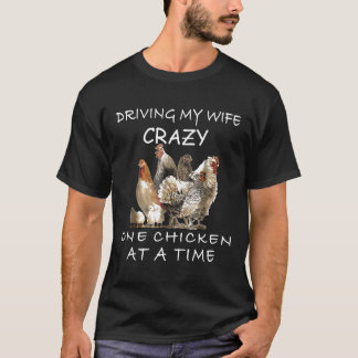 T-shirt Conduire Ma Femme Fou Un Pouce À La Fois