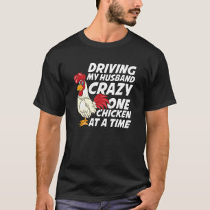 T-shirt Conduire Mon Mari Fou Un Pouce À La Fois