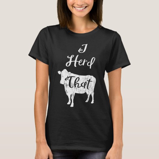 T-shirt Conduis Cette Vache Tee Farmer (Devant)