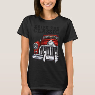 T-shirt conduisez la voiture classique décapotable 2
