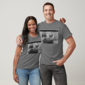 T-shirt Conduisez le bâton (noir et blanc) (Unisexe)