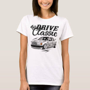 T-shirt Conduisez Le Classic MERCEDES W201 190E