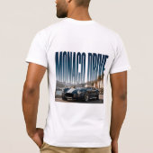 T-shirt Conduite de Monaco Graphique Côtière Luxueuse (Dos)