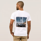 T-shirt Conduite de Monaco Graphique Côtière Luxueuse (Dos entier)