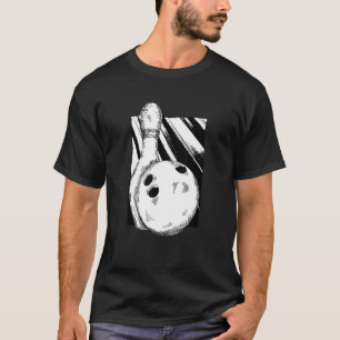 T-shirt Cone Bowling Ball Hand Drake Skittle Road Club