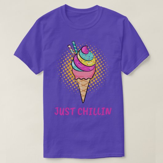 T-shirt Cône Crème glacée (Design devant)
