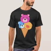 T-shirt Cône de glace Ourson (Devant)
