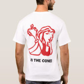 T-shirt Cône de l'emballage de silence (Dos)