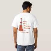 T-shirt cône du trafic (Dos entier)