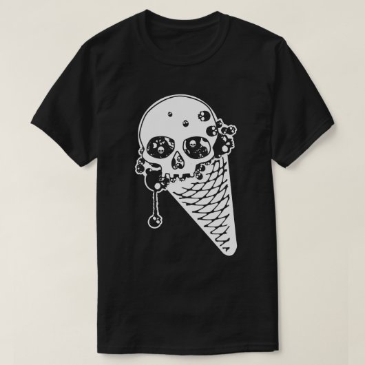 T-shirt Cône glacé mal (Design devant)