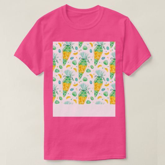 T-shirt Cône Scolaire Avec Fruits Pour L'Enseignement (Design devant)