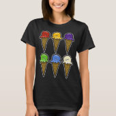T-shirt Cônes de glace (Devant)