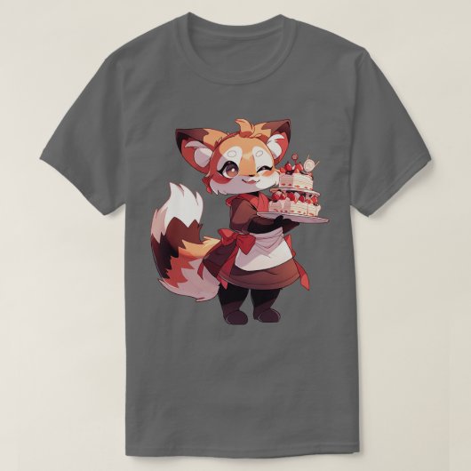 T-shirt Confectionneur Red Panda 3 (Design devant)